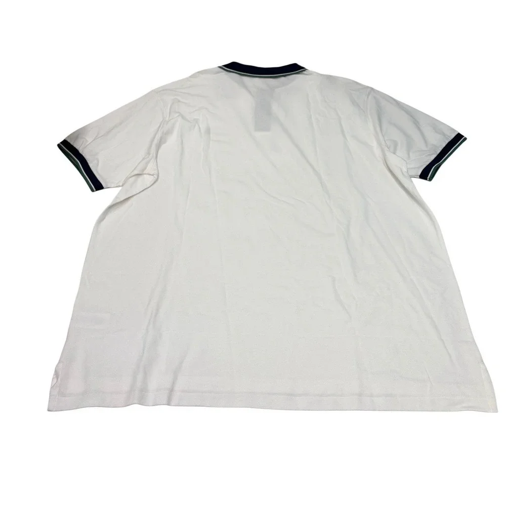 Polo Ralph Lauren White Mesh Short Sleeve Polo Shirt Men's Size 4XLT NEW